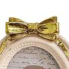 Vivienne Classic Mini Ribbon Garland Photo Frame Oval 9.5x12.5cm Pink Vintage Style Picture Frame for Gift