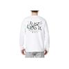 Nike Logo Embroidered Crew Neck Sweatshirt Men Tops White DZ2828-100