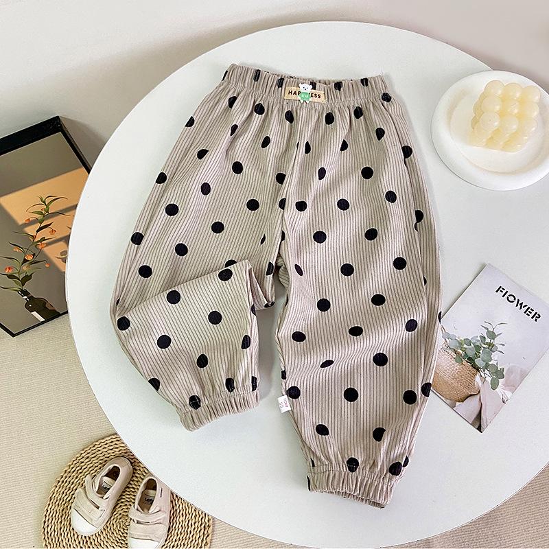 

Детские мультяшные спортивные штаны из капок-флиса - Корейский стиль для осени и зимы 130# Height 120-130cm