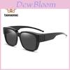 Tac Polarized Sunglasses For Driving With Protection And Round Frame Ideal For Outdoor Activities