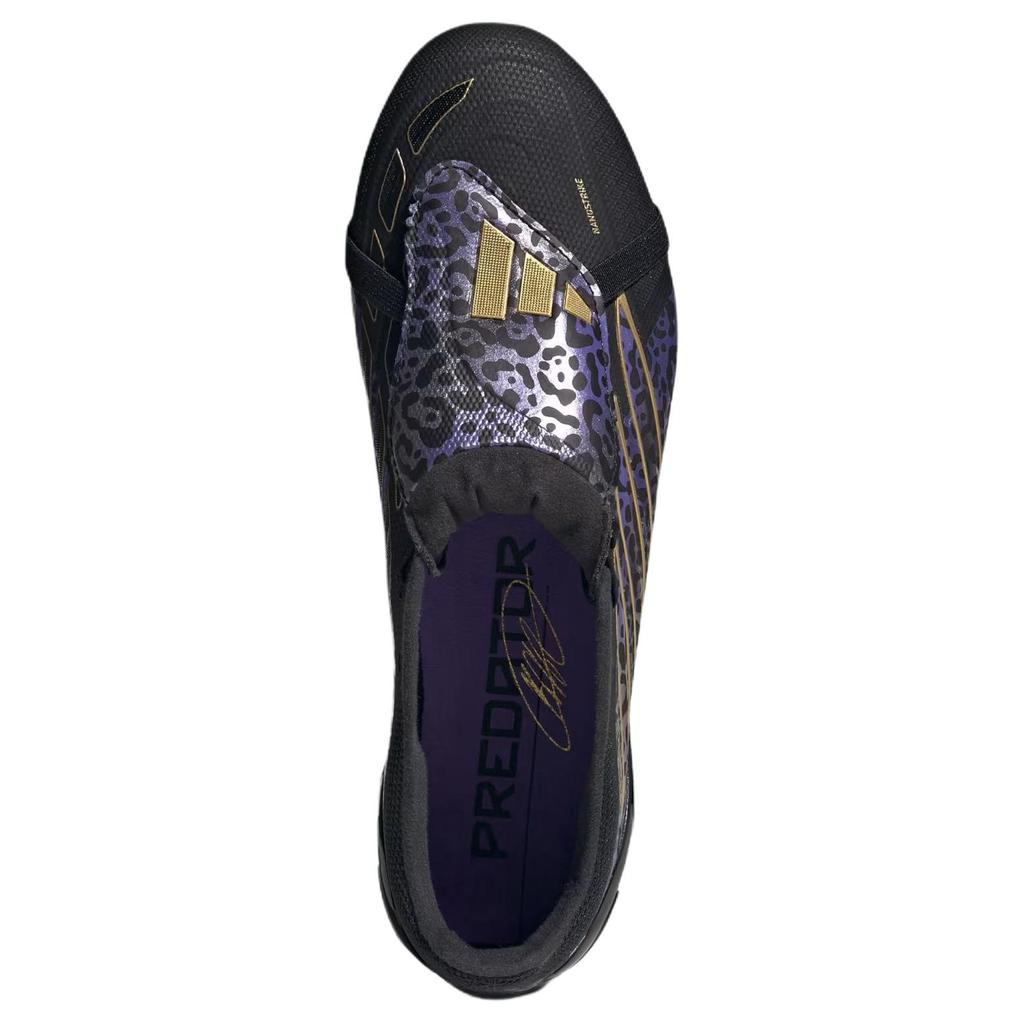adidas Predator League Fold-Over Tongue FG MG Kaka Unisex Cleats Black Core-Black Gold-Metallic KI5872