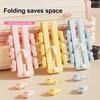 Folding Clothes Hanger 360-Degree Rotation Windproof Hook Strong Load-bearing Portable Clothes Rack Socks Hooks