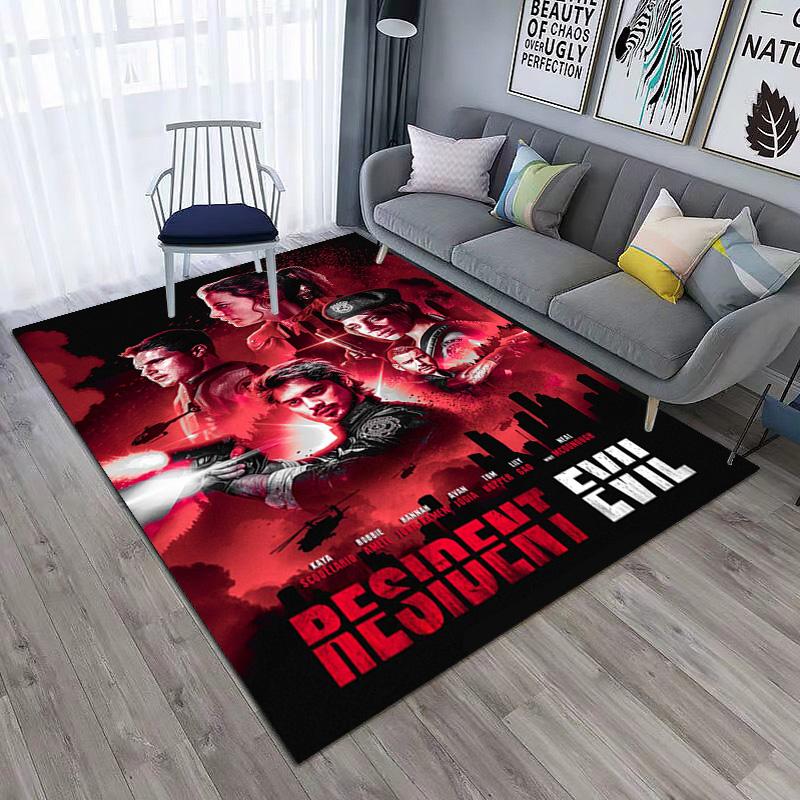 Sci-Fi game Resident Evil, Umbrella Corporation, soft carpet, home living room, office chair pad, door mat, door mat carpet U9