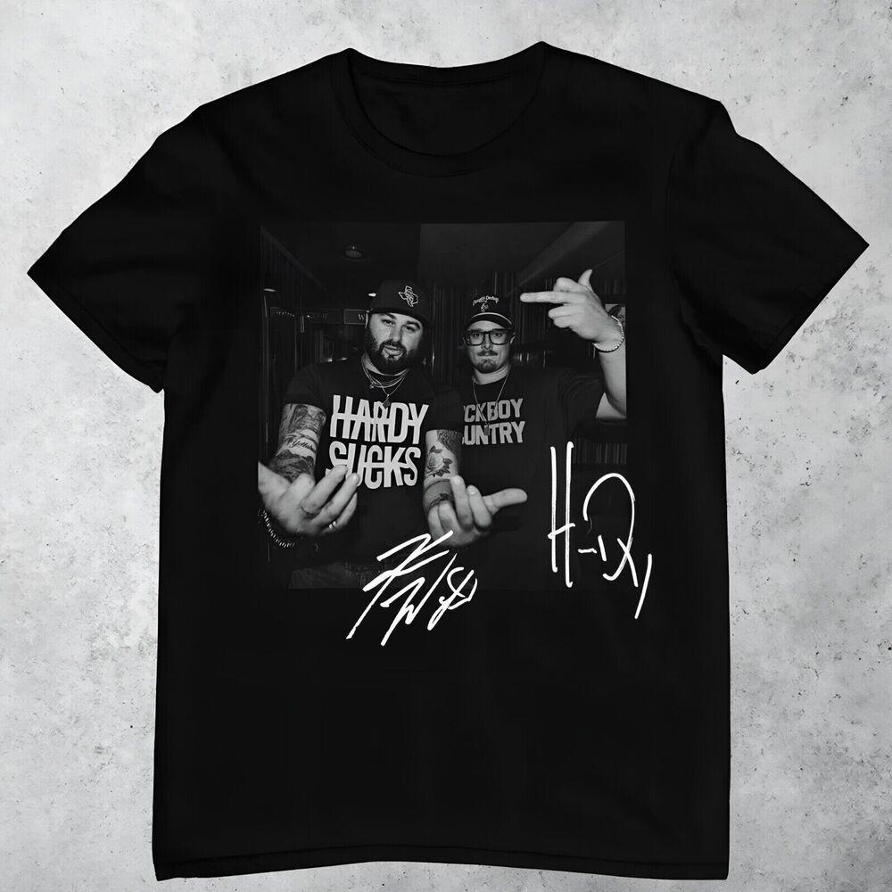 New Rare Hardy And Koe Wetzel Shirt New Rare Men S-5XL T-Shirt Gift Fans Music Unisex T-Shirt L