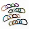 5/10Pcs Meetee 20/25/32/38mm Metal Buckles for Bag Strap D Ring Clasp Dog Collar Decor Connect Hooks DIY Hardware Accessories