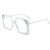 Coolfang Fashion Square Glasses Frame Anti Blue Light Computer Glasses For Women Large Frame Protective Eyewear
