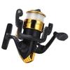 Fishing Spinning Reel Metal Spool 3BB Ball Bearings Metal Line Cup with 40M NO.6 LineGolden Fishing Reel with Line