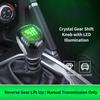 For Car Manual Transmission Modification Crystal Gear Head Car Light Handball Gear Head Upside Down Lift Gear Lever Accessories