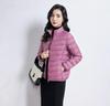 Women's Plus Size Lightweight Hooded Down Jacket - 90% Thin White Duck Down, Autumn/Winter Fashionable Outerwear