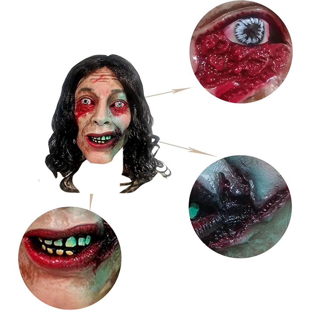 Evil Dead Rise Mask Unisex Scary Ghostface Mask Cosplay Prop for Halloween