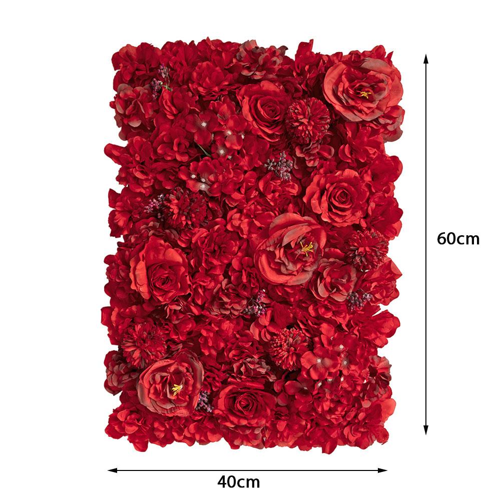 Tatsächlicher Hintergrund Partys Künstliche Blumenwand Flexibles Kunststoffnetz Kostengünstig Flexibler Kunststoffnetzrahmen