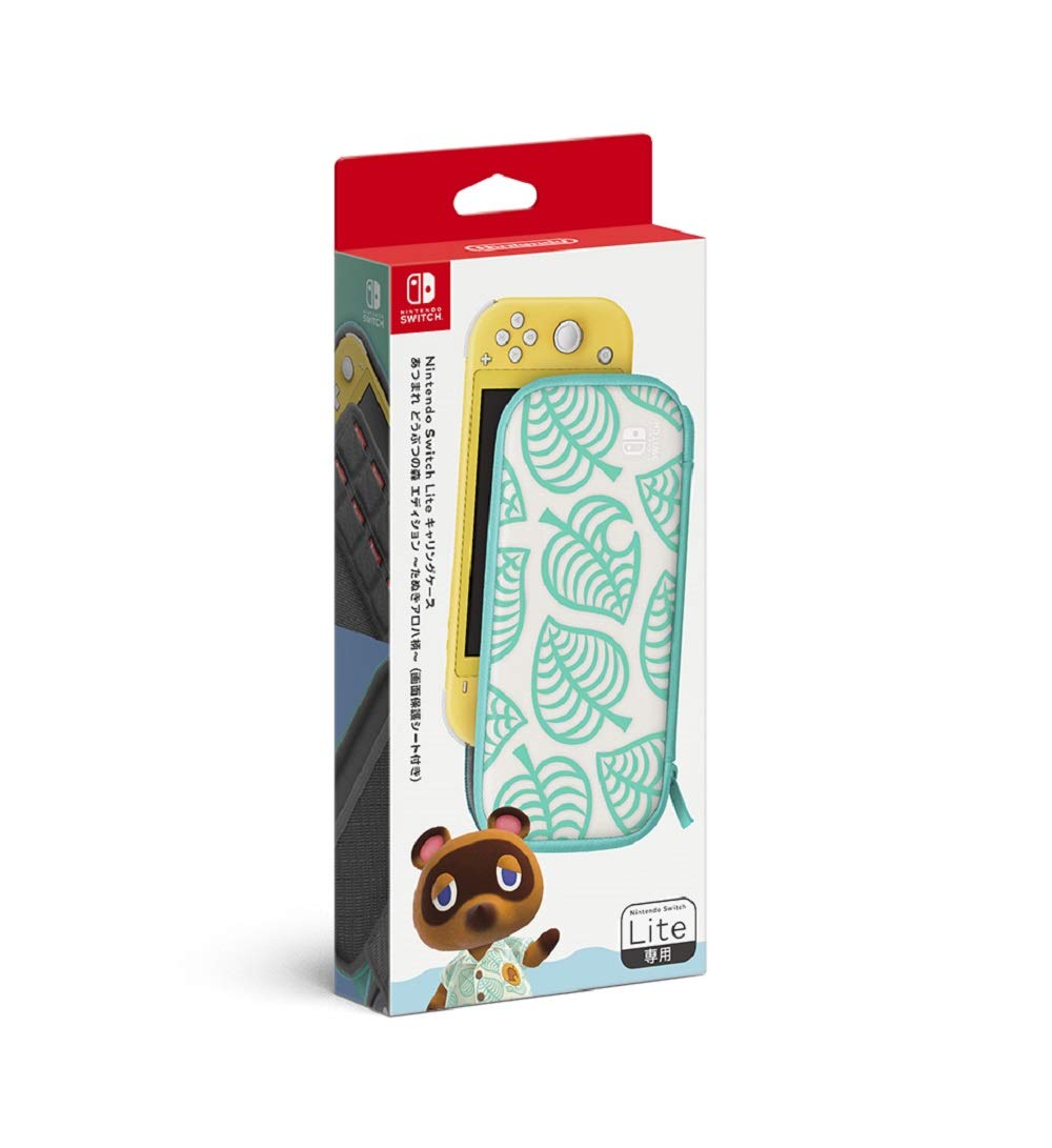 

Genuine Nintendo Switch Lite Carrying Case Animal Crossing Edition Aloha Protector [Nintendo Product] ~Tanuki Pattern~ (Screen Included)