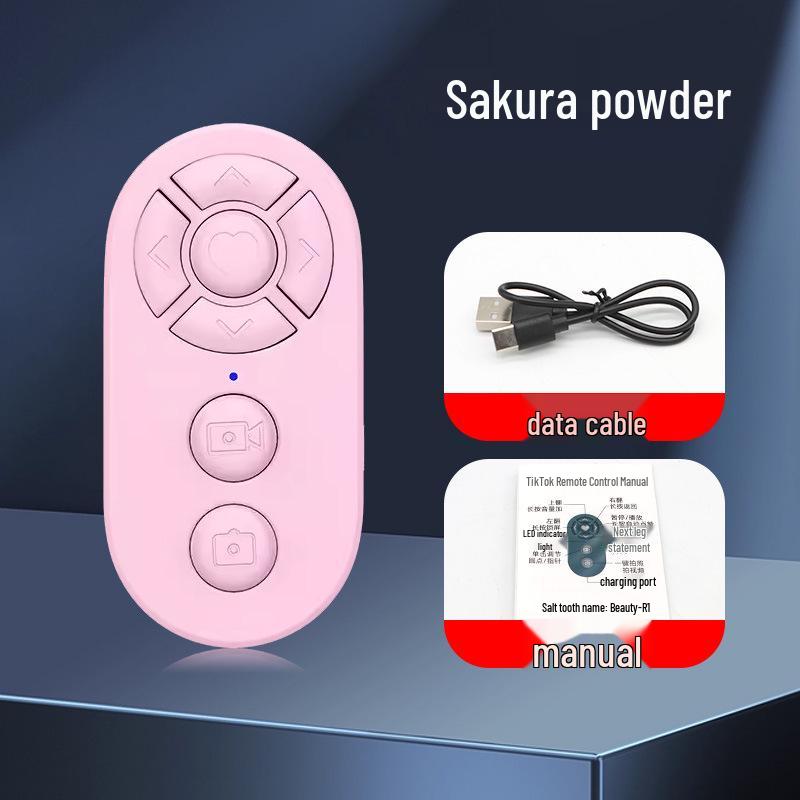 Controlo Remoto Multifuncional Bluetooth Universal para Foto, Vídeo e Carregamento com Botões Duplos