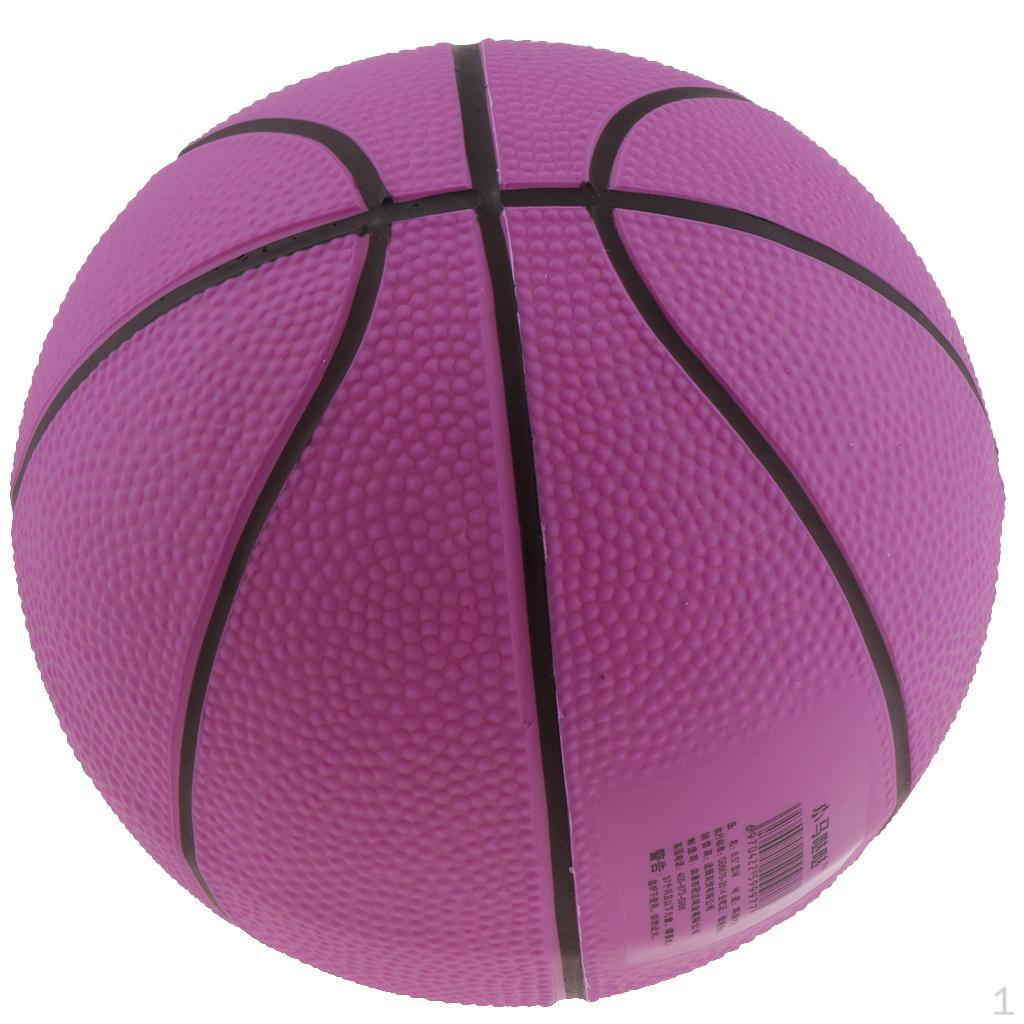 8 . Mini Baloncesto de 5'' Juguete Deportivo para Niños al Aire Libre Regalo de Cumpleaños, Plástico PVC