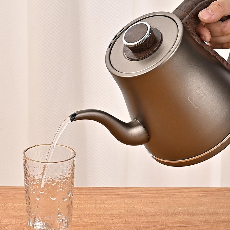 Pure Titanium Tea Kettle, 1.2L with Electric Heating and Auto Refill