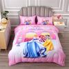 Beautiful Cartoon Princess Bedding Set, Cute Princess 3d Quilt Cover And Pillowcase 75*50 Duvet Cover Set For Home Bedroom Decor