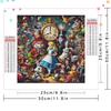 Disney Diamant Malerei Kits Alice im Wunderland Kristall Aufkleber 5D Vollstickerei Kunst Cartoon für Erwachsene