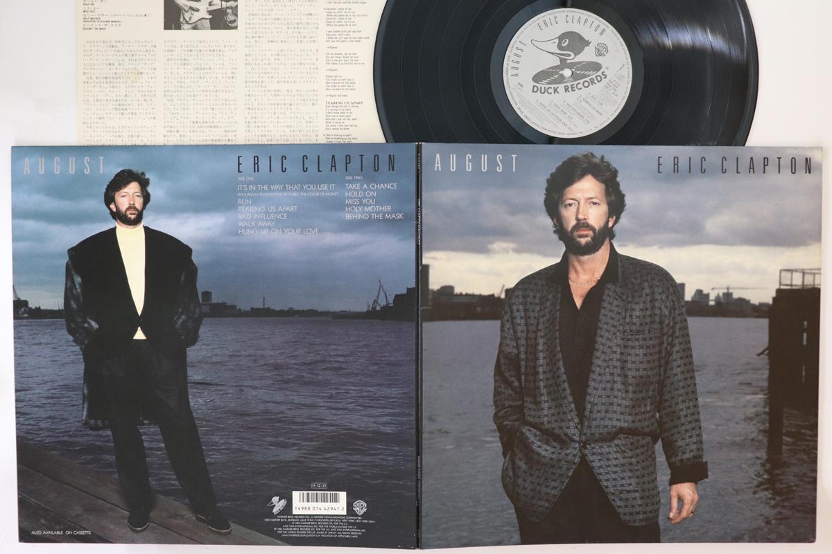 

LP Пластинка ERIC CLAPTON - Август P13390 DUCK 1986 Япония Рок