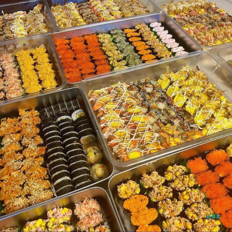 Nerezový talíř na sushi obdélníkový podnos na sushi talíř na sashimi multifunkční přípravný talíř na hrnce talíř na salát