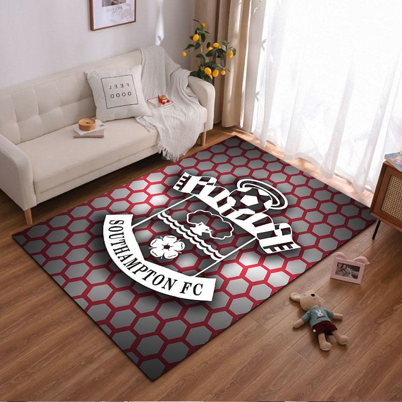 Southampton FC Logo Carpet suitable as a non-slip mat for the living room or bedroom sofa