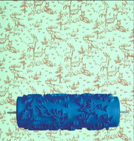 5-Inch Liquid Wallpaper Pattern Roller - DIY Stippling & Wall Painting Tool