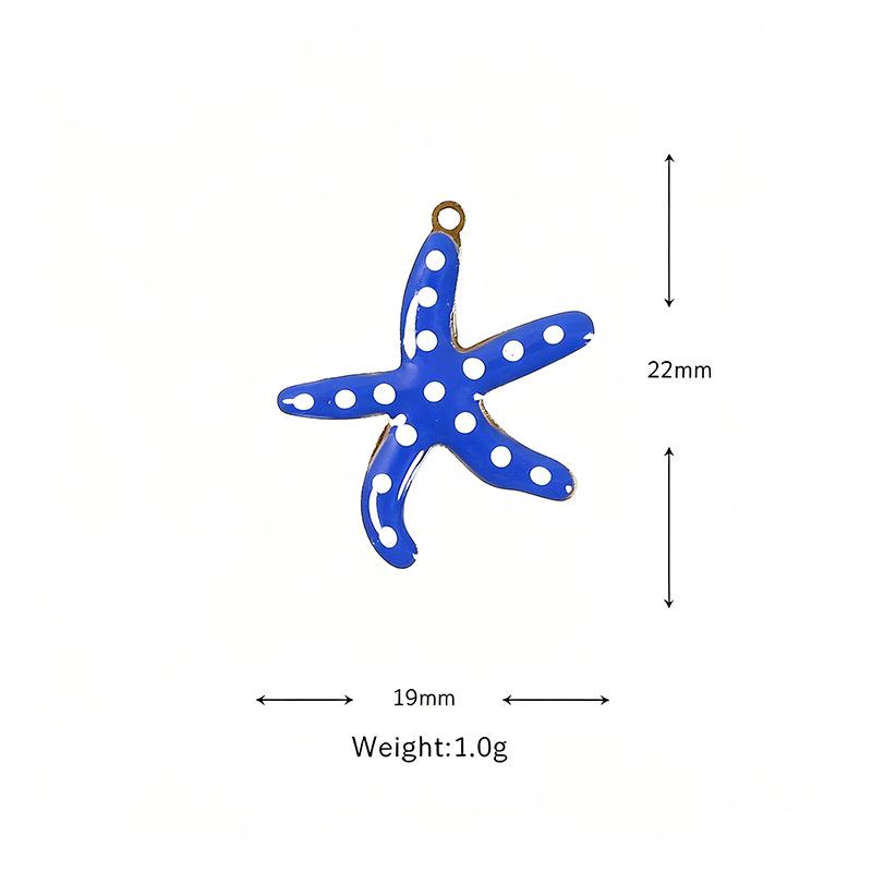 Stainless Steel Ocean Fish Starfish Pendant Necklace & Earring Accessories