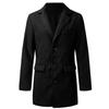 Men's Autumn/Winter Single-Breasted Woolen Trench Coat