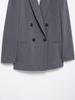 Spring 2025 Women's European & American Style Padded Shoulder Suit Jacket with Casual Pants
