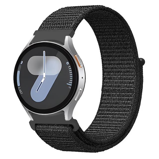 Nylon Loop Band for Samsung Galaxy Watch 7/FE/6 5 4 44mm 40mm Original Wristband for Watch 6 Classic 47mm 43mm/5 Pro 45mm Strap