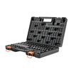 VEVOR Impact Socket Set, 3/8" Drive, 48-Piece Socket Set, 6-Point Sockets, SAE 5/16"-3/4" and Metric 8-19 Mm, 21-22 Mm