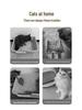 Extra Large Semi-Enclosed Splash-Proof Cat Litter Box for Maine Coons