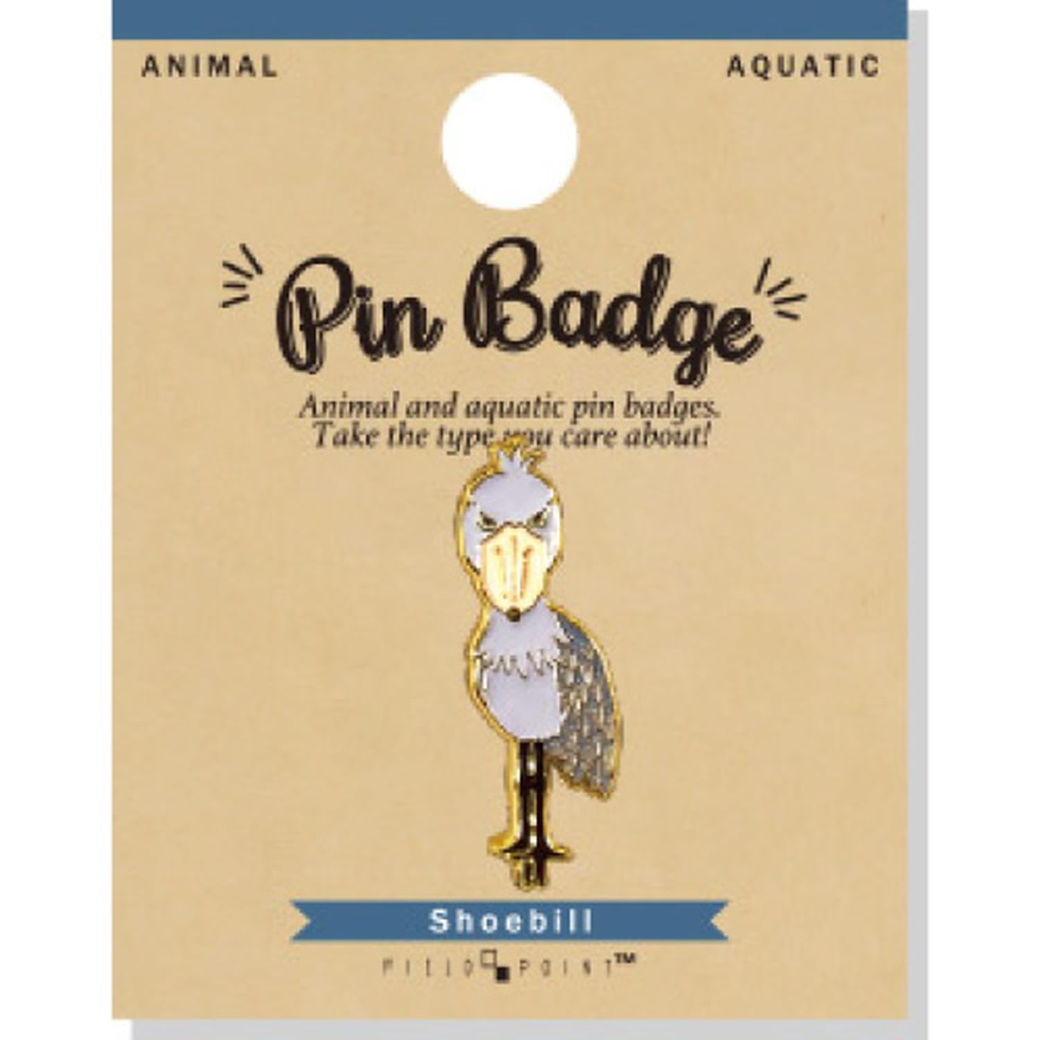 Значок-булавка World Shoji Животное Китоглав 106669