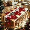 Hot-selling Table Flag Placemat Christmas Festive Atmosphere Decoration Home Soft Decoration Digital Printing Table Flag