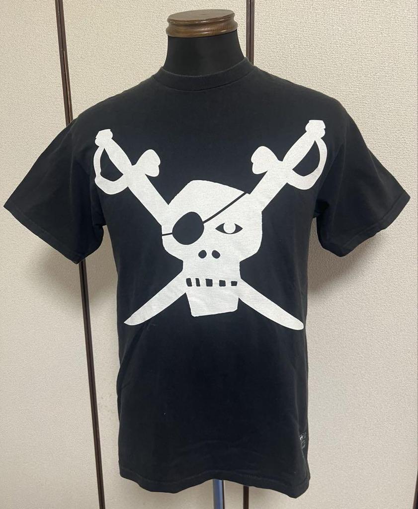 [USED] Stussy Skull Print T-Shirt, Size M, Black