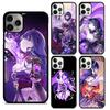 Raiden Shogun Genshin Impact Handyhülle Cover Für iPhone 17 Air 16 15 14 plus 12 13 pro max Hülle Shell Fundas