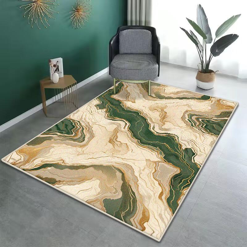 Modern Luxury Large Living Room Soft Foldable Carpet Antiskid Room Decor Aesthetic Bedroom Rugs Easy Cleaning Dressing Table Mat