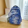 Zebra Print Backpack Women's Large Capacity Backpack Student School Bag with Coin Purse
