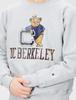 Champion Reverse Heavyweight Crew Neck Sweatshirt with Brushed Fleece and Single Red UC Berkeley College Made In Oxford Size Men's 12.5oz Weave® Tag,