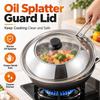 Visible Oil Splatter Guard Heat Resistant Wok Splatter Lid New Pot Lid  Home Kitchen