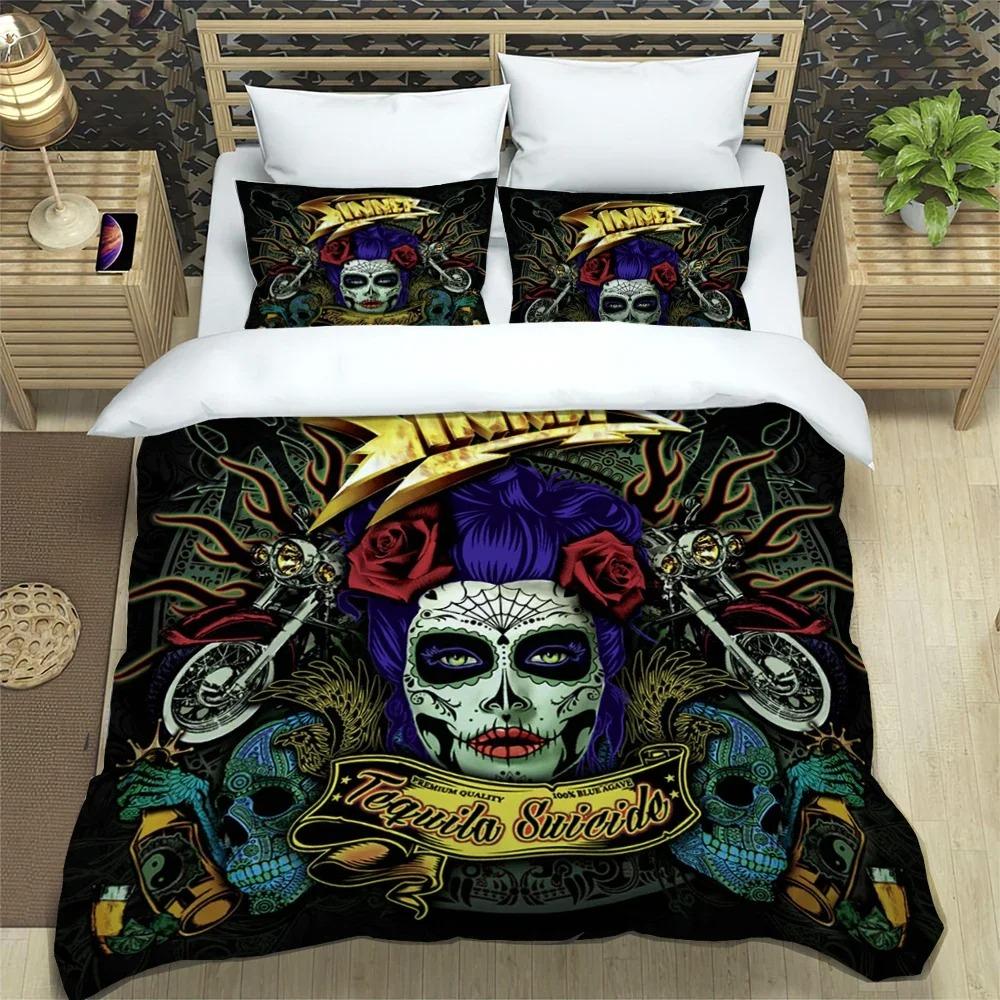 American carton ilustration Print Polyester Beding SetsChildren or Adult Peoples for Beds Comfortable Quilt Cover