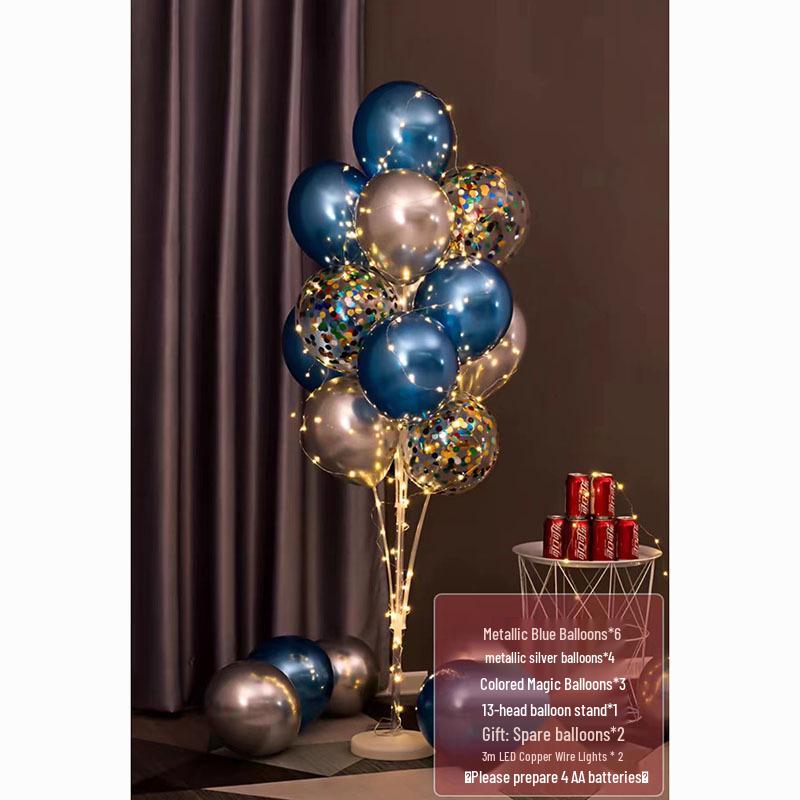 Luminous Balloon Floor Stand for Events: Birthday, Wedding, Anniversary, Party, and More.
