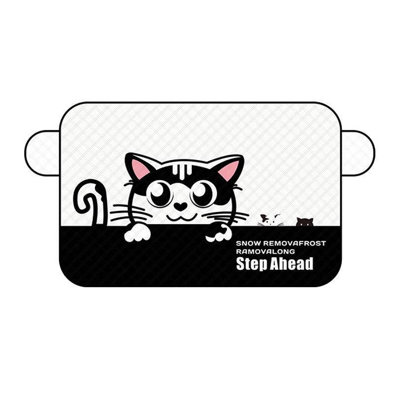 Winter Cartoon Car Sunshade Frost Protector for Front Windshield
