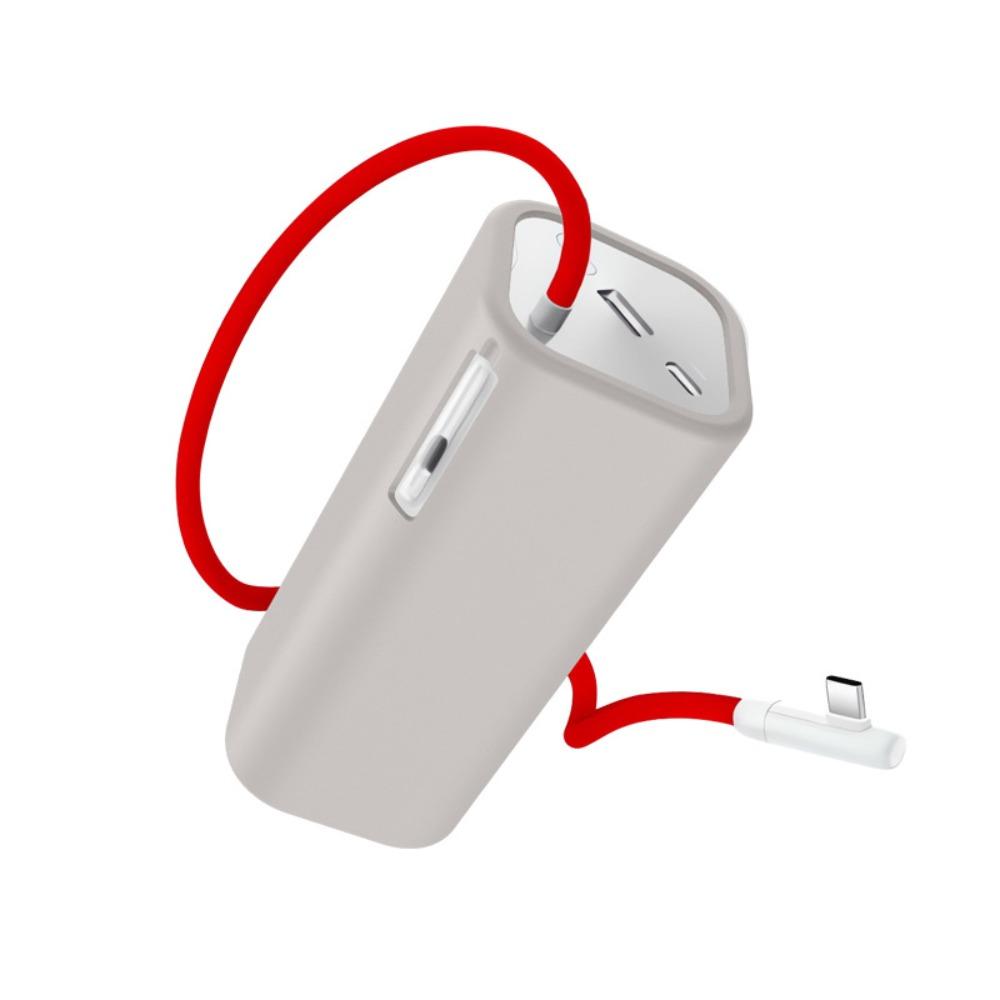 

Ударостійкий силіконовий чохол пилозахисний чохол для перенесення для OnePlus Supervooc 150W Power Bank для подорожей сірий