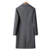 Herbst und Winter Neuer Herren-Wollmantel doppelseitig Mittel und Lang Anzugkragen Kaschmirmantel Herren Woll-Trenchcoat