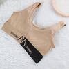 Beautiful back no steel ring sports shock-proof underwear women's suspenders small vest tube top small chest gathering anti-sagging bra thin