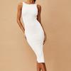 Ärmelloses, rückenfreies, sexy Slim Fit-Paket-Hüftkleid für Damen