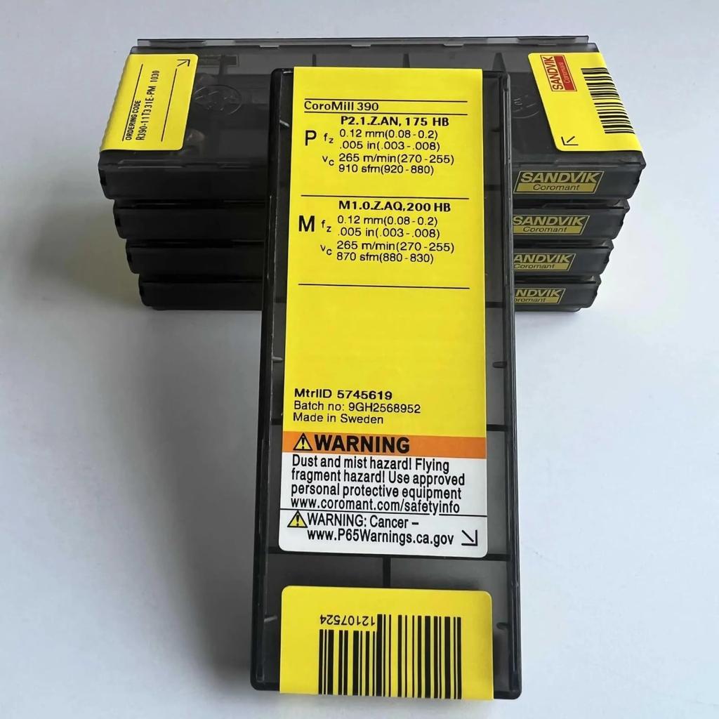 R390-11T331E-PM 1030 / Industrielle Wendeschneidplatten aus Hartmetall 10 STÜCK