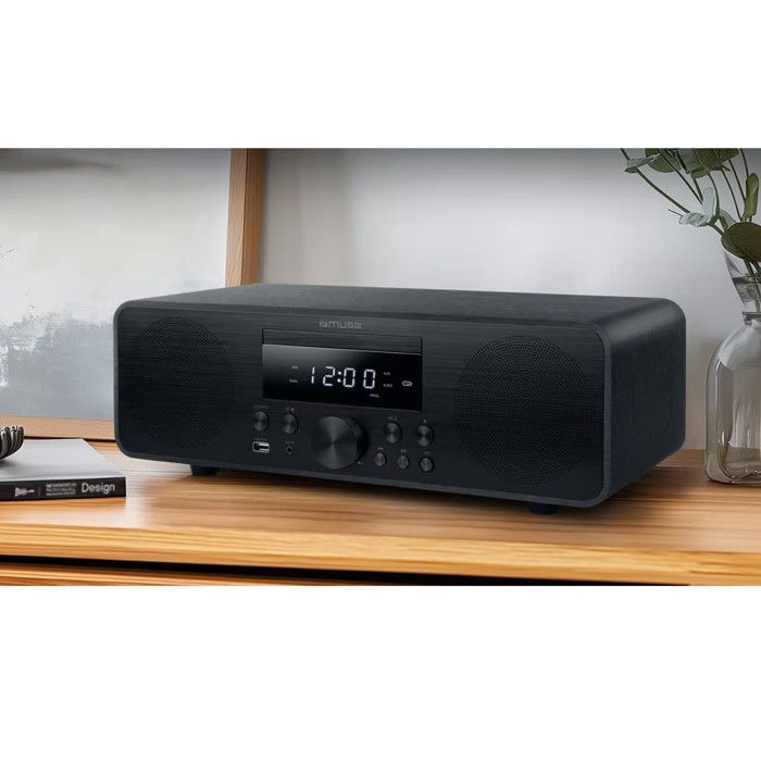 Muse M-880 FBC - Micro-chaîne Stéréo 2 X 40 Watts - Radio FM/DAB+ - Lecteur CD - Bluetooth