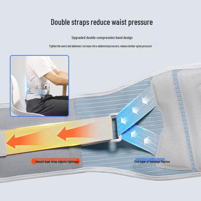 Kuqingsong Smart Heated Lumbar Massager & Support CN Plug (adapter Included)