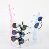 Acrylic Eyeglass Holder 5-tier Optical Glasses Organizer Stand Boat Arc Design Eyewear Holder Display Ski Goggles Storage Rack
